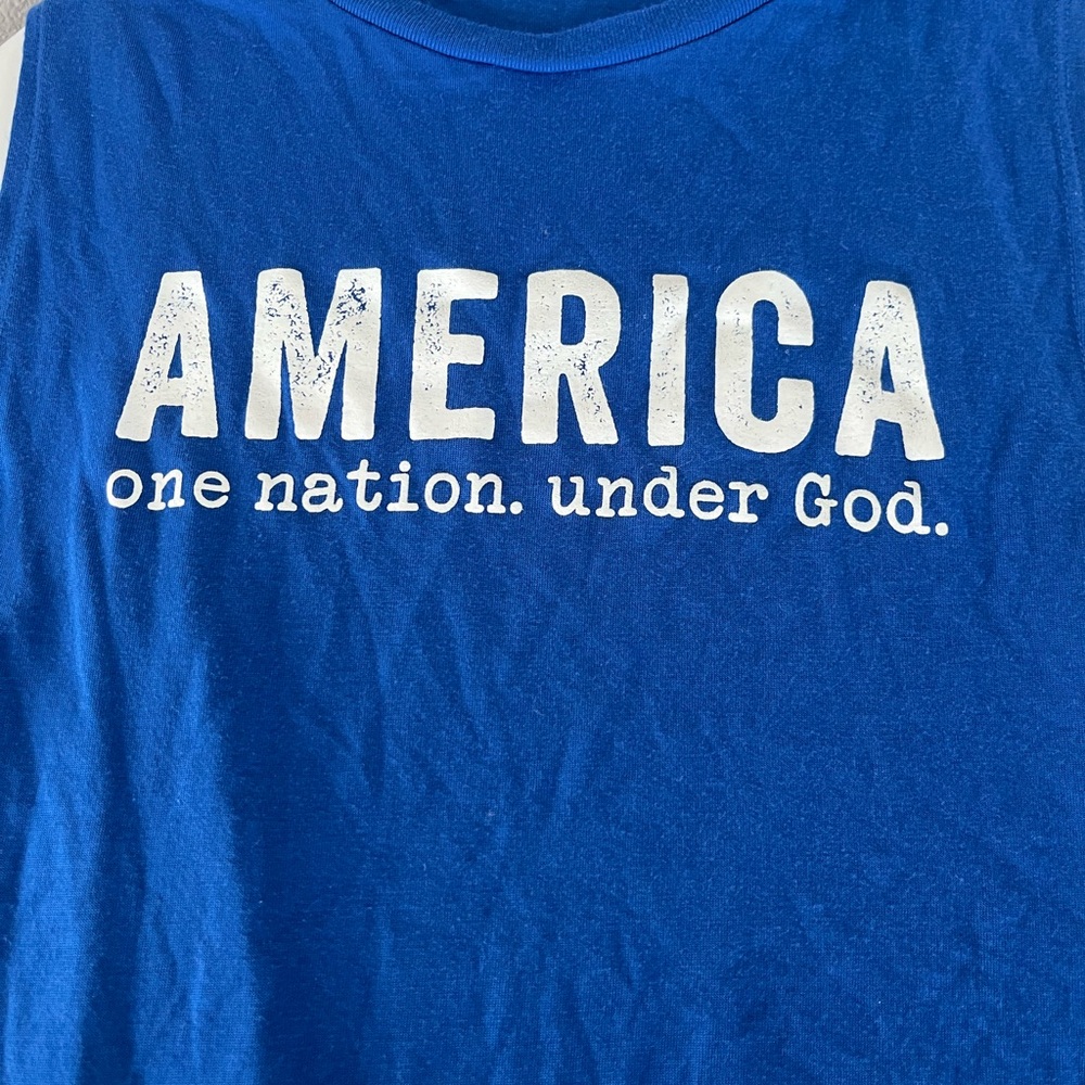 One Nation under God
America tank